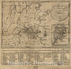 Historical Map, 1775 A Map of Forty Miles North, Thirty Miles west, and twentyfive Miles South of Boston : Including an Accurate Draft of The Harbour and Town, Vintage Wall Art