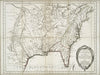 Historical Map, 1755 Carte de la Louisiane et des Pays voisins : dediee a M. Rouille, secretaire d'etat, ayant le Departement de la Marine, Vintage Wall Art