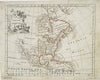 Historical Map, 1766 North America, Vintage Wall Art