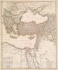 Historical Map, 1782 Orbis Romani pars orientalis : auspiciis serenissimi principis Ludovici Philippi Aurelianorum ducis publici juris facta, Vintage Wall Art