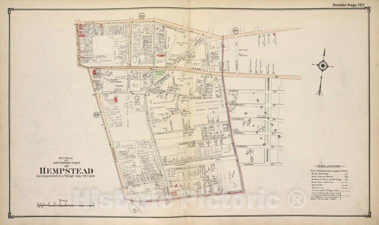 Henstead Map Historic Hempstead Ny Map