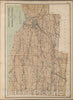 Historic Map - 1895 New York State, Plate No. 32 [Map Of Orleans, Genesee And Monroe Counties] - Vintage Wall Art