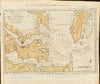 Historical Map, 1781 A map and Chart of Those Parts of The Bay of Chesapeak, York and James Rivers which are at Present The seat of war, Vintage Wall Art