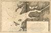 Historical Map, 1776 Sandwich Bay, Vintage Wall Art