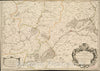 Historical Map, 1706 L'EvescheI de Blois, diviseI en ArchidiaconeIz et DoyenneIz, Vintage Wall Art