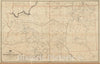 Historical Map, 1884 Post Route map of The Territories of New Mexico and Arizona with Parts of Adjacent States and Territories Showing Post Offices, Vintage Wall Art : 5131898