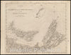 Historical Map, 1781 A Chart of Cape Breton and St. John's Islands et Cetera. in The Gulph of St. Lawrence, Vintage Wall Art