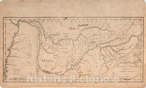 Historical Map, The State of South Carolina: : from The Best Authorities. 1796, Vintage Wall Art