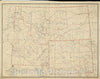 Historical Map, 1895 Post Route map of The States of Montana, Idaho and Wyoming with Adjacent Parts of N. & S. Dakota, Nebraska, Colorado, Utah, Nevada, Oregon, Vintage Wall Art