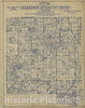 Historic 1930 Map - Atlas of Benton County, Iowa. - West Part of Cedar Township