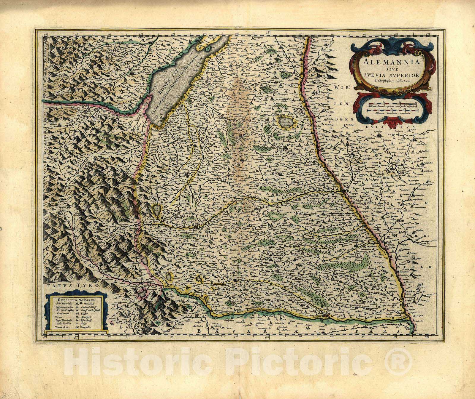 Historic 1647 Map - Le Theatre du Monde, ou, Novvel Atlas - Upper Saxony, Lusatia and Meissen - Novvel Atlas