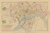Historic 1877 Map - Illustrated Atlas of The City of Richmond, Va. - Key Map