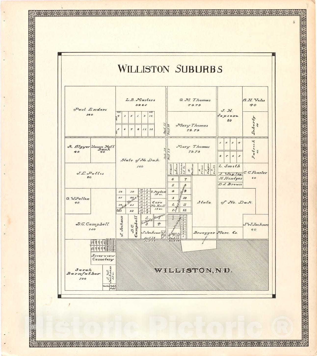 Historic 1937 Map - Atlas, Williams County, North Dakota. - Williams County North Dakota - Atlas of Williams County, North Dakota