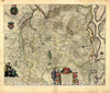 Historic 1647 Map - Le Theatre du Monde, ou, Novvel Atlas - Holy Roman Empire Marquisate and Third District of Brabant, Capital: Antwerp - Novvel Atlas
