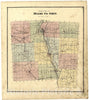 Historic 1871 Map - Atlas of Miami Co, Ohio - Outline Plan of Miami Co. Ohio - Atlas of Miami County, Ohio