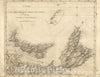Historic 1800 Map - The Atlantic Neptune - Chart of Cape Breton and St. John's Island, etc