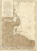 Historic 1800 Map - The Atlantic Neptune - Port Sediack, Cocagne