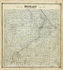 Historic 1873 Map - Atlas of Clinton County, Michigan - Duplain