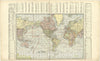 Historic 1907 Map - Standard Atlas of Stark County, Illinois - Map of The World on Mercator's Projection