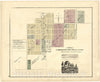 Historic 1873 Map - Atlas map of Greene County, Illinois - Map of Carrollton T.10 N. R.12 W of 3rd P.M.