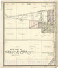 Historic 1909 Map - Standard Atlas of Wood County, Wisconsin - West Part of Grand Rapids