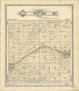 Historic 1908 Map - Standard Atlas of Crawford County, Iowa - West Side; Schleswig; Dow City (Platted as Dowville); Buck Grove