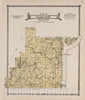 Historic 1917 Map - Atlas of Allamakee County, Iowa : containing maps of townships of The County, maps of State, United States and World, Farmers Directory - Linton Township