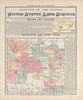 Historic 1899 Map - Atlas of Muscatine County, Iowa - Analysis of The System of United States Land Surveys