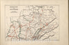 Historic 1914 Map - Campaigns of The American Civil War-Atlas - Kentucky and Tennessee - American Civil War Atlas