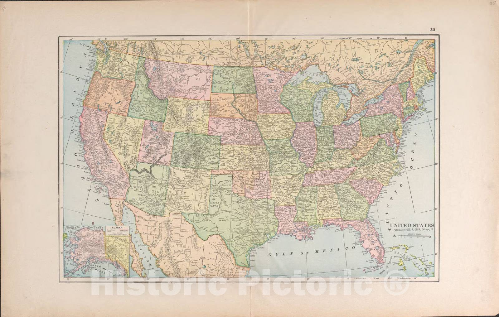 Historic 1901 Map - Atlas of Benzie County, Michigan - United States - Atlas, Benzie Co, Michigan 1901