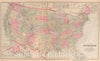 Historic 1890 Map - Atlas of Logan County, Ohio - United States
