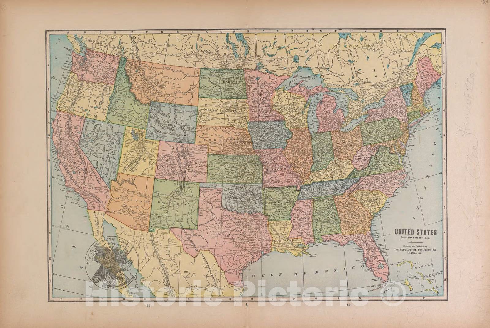Historic 1927 Map - Atlas of Doniphan County, Kansas - United States - Atlas of Doniphan County and The World