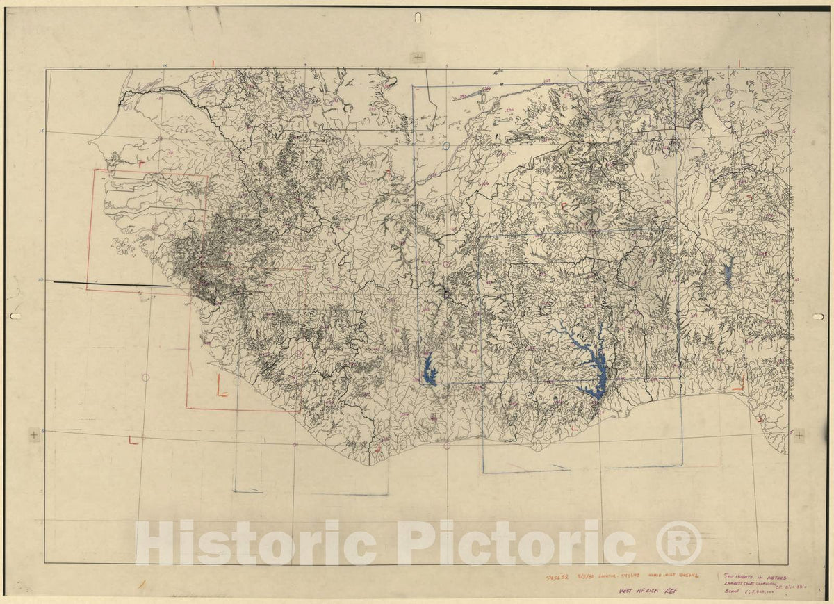 Cia Web Map Historic Map - CIA Terrain Board Collection - West Africa Reference ...