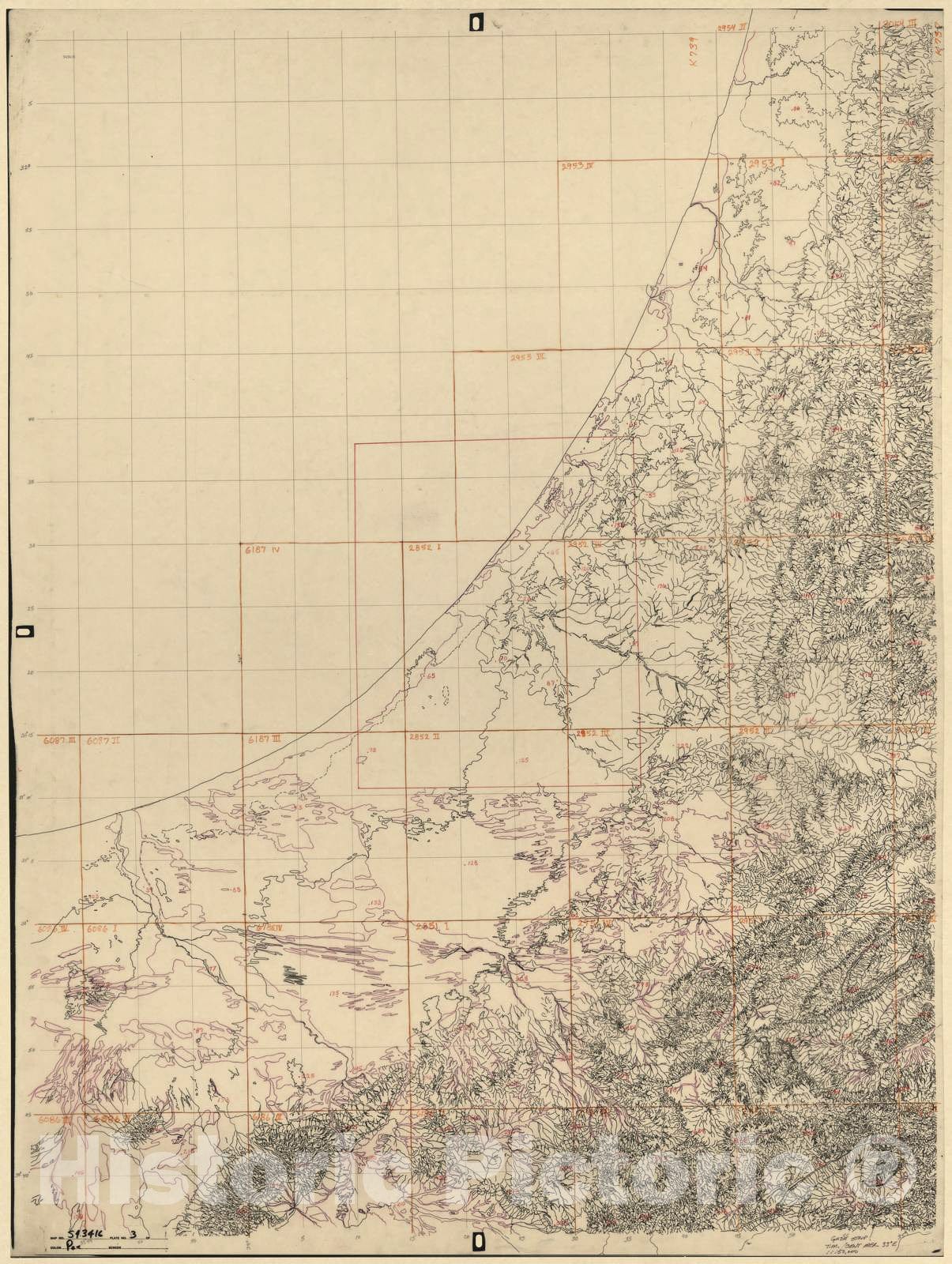 Historic Map - CIA Terrain Board Collection - Gaza Strip - Reference l ...