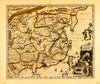 Historic 1700 Map - Carte exacte de toutes les Provinces, villes, bourgs, Villages et riviÃ¨res du vaste et Puissant Empire de la Chine