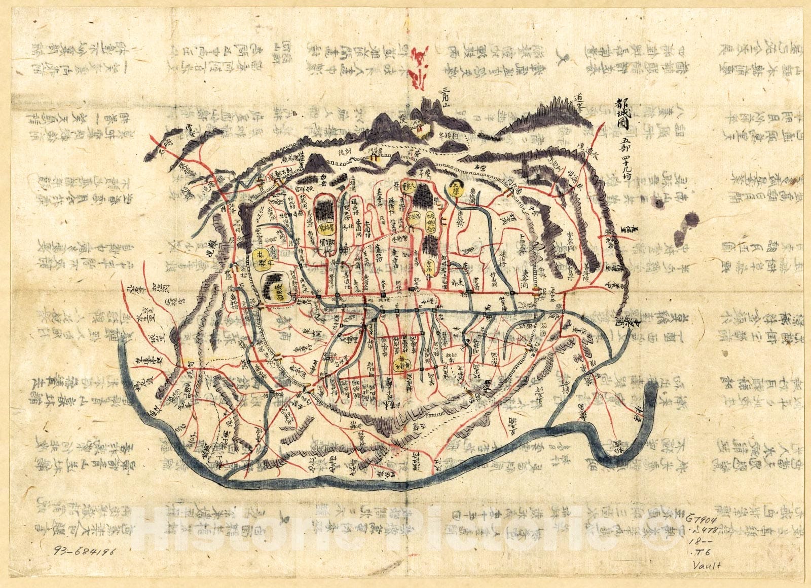 Historic 1800 Map - Tosng to.