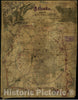 Historic 1864 Map - Atlanta, Georgia and its Rebel defences sic