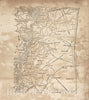 Historic Map - Civil War Proof maps : United States. - Mississippi (Vicksburg to Jackson and South from Kingston to Summit)