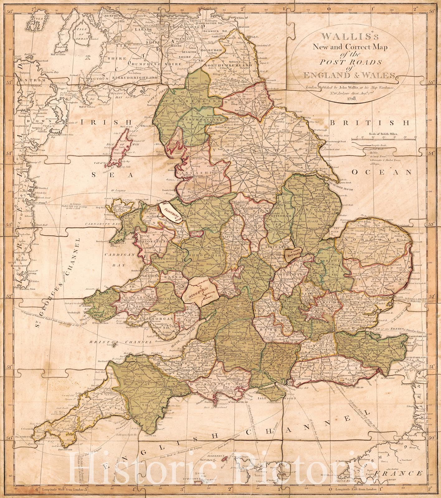 historical maps of england