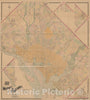 Historic 1891 Map - Map of The District of Columbia from Official Records and Actual surveys.
