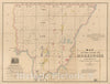 Historic 1860 Map - Map of The Parish of Morehouse, Louisiana : from United States surveys.