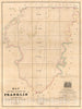 Historic 1860 Map - Map of The Parish of Franklin, Louisiana : from The United States surveys.