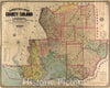 Historic 1890 Map - Official map of The County of Solano, California : Showing Mexican Grants, United States Government and Swamp Land surveys, Present Private Land ownerships