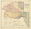 Map : Melbourne, Victoria, Australia 1912 2, City of Melbourne block plan, 1912 , Antique Vintage Reproduction