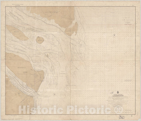 Map : Bahia Blanca, Argentina 1908, Bahia Blanca, Laberinto , Antique Vintage Reproduction