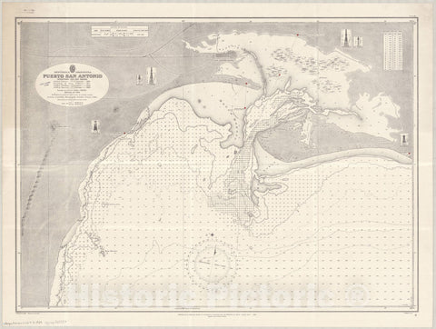 Map : Rio Negro, Argentina 1929, Republica Argentina, Puerto San Antonio, territorio del Rio Negro , Antique Vintage Reproduction