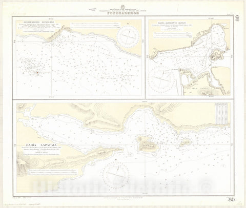 Map : Tierra del Fuego 1937, Republica Argentina, Territorio Nacional de la Tierra del Fuego, fondeaderos , Antique Vintage Reproduction