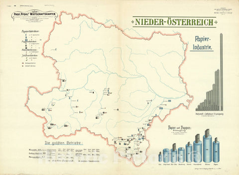 Map : Austria 1913 19, Antique Vintage Reproduction