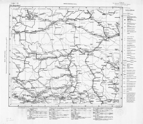 Map : Austria and Hungary 1877 49, Militar-Marschroutenkarte der osterreichisch-ungarischen Monarchie , Antique Vintage Reproduction