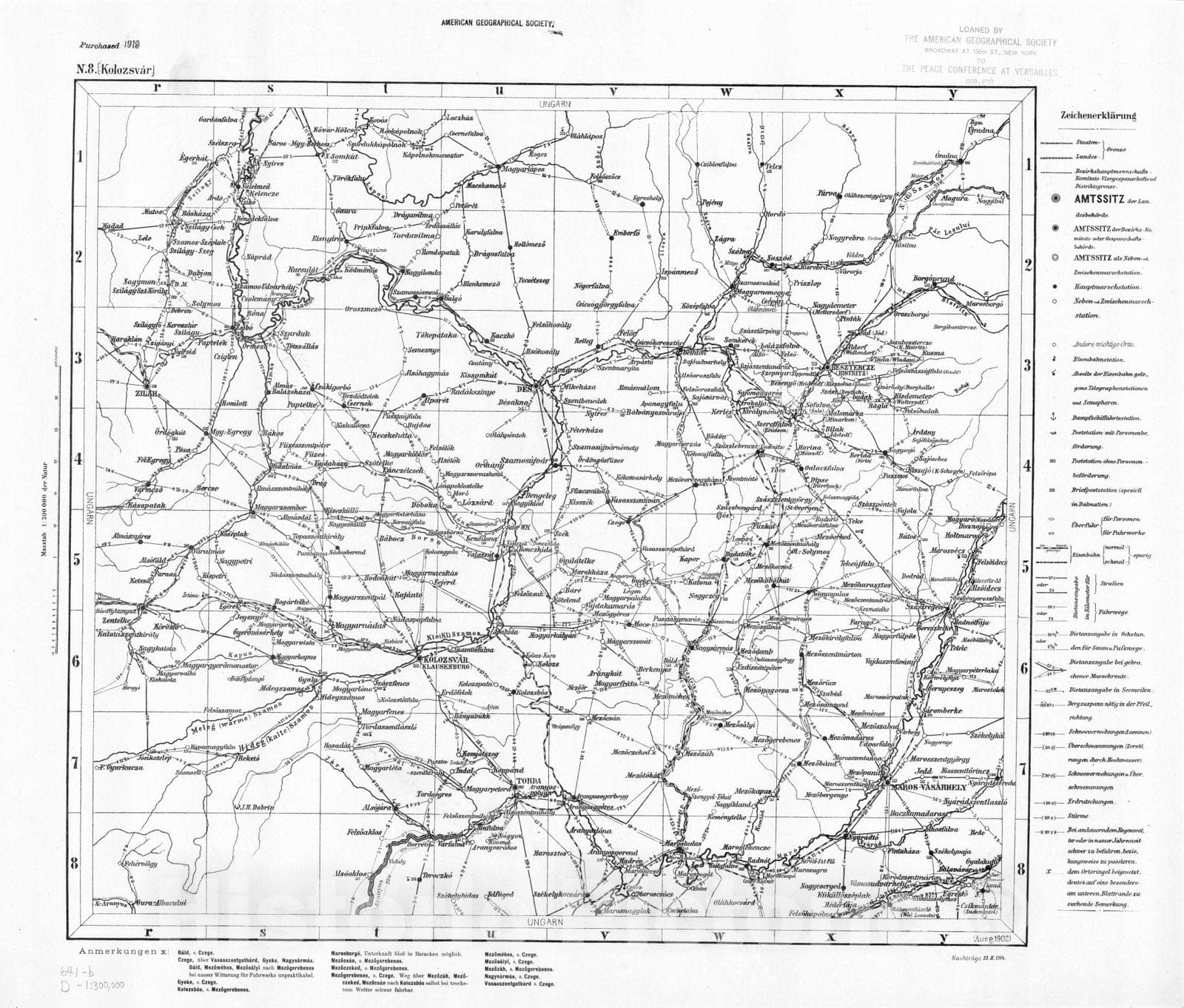 Map : Austria and Hungary 1877 33, Militar-Marschroutenkarte der osterreichisch-ungarischen Monarchie , Antique Vintage Reproduction